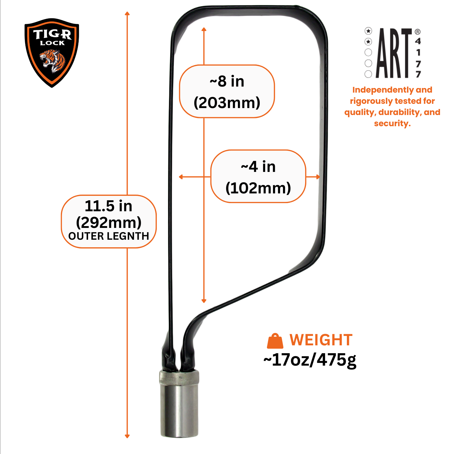 TIGR Mini+ with Mounting Clip – TIGR Lock TIGR Mini+ with Mounting Clip – TIGR Lock