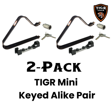 TIGR Mini with Mounting Clip Keyed Alike Pair
