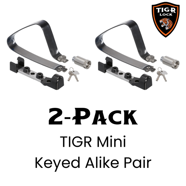 TIGR Mini with Mounting Clip Keyed Alike Pair