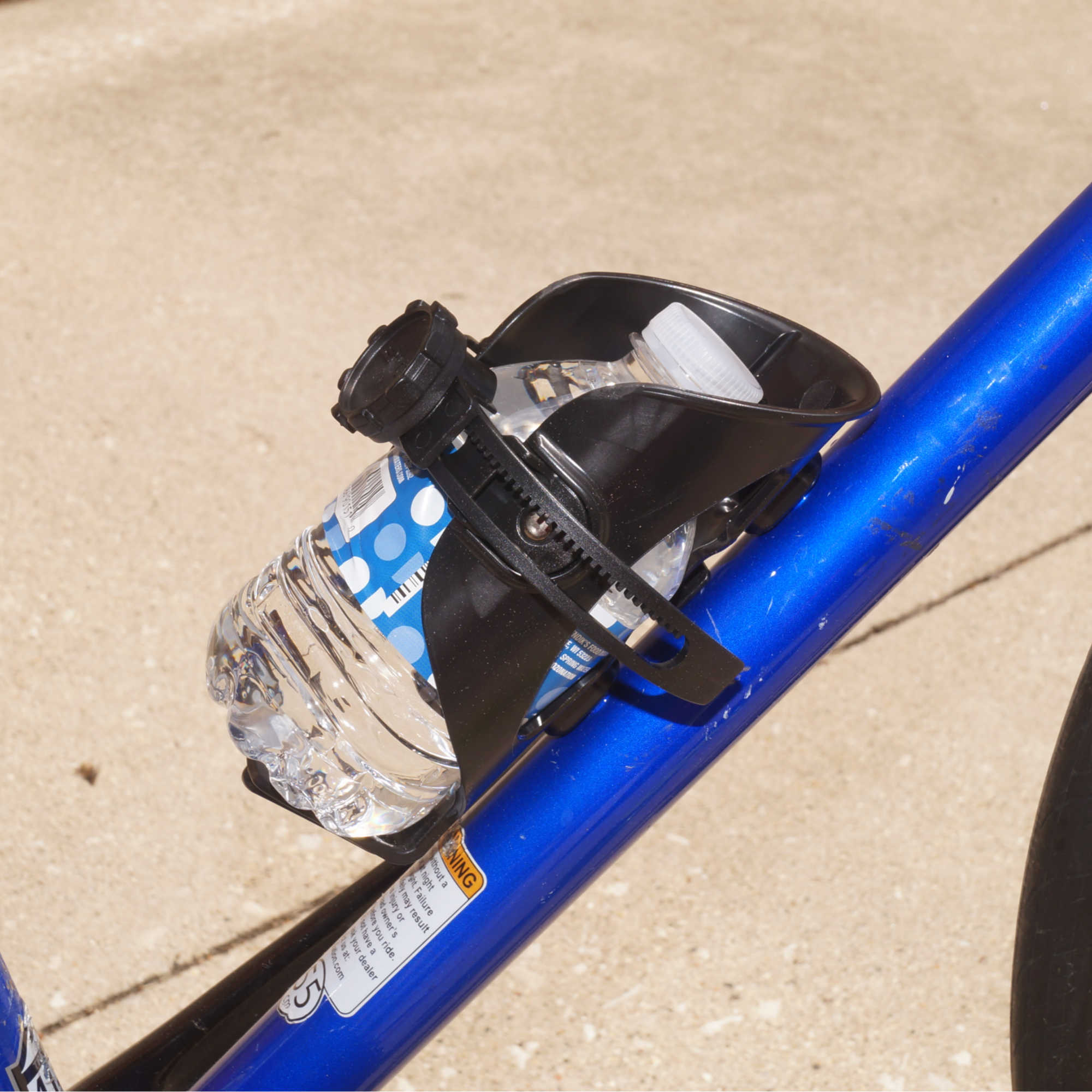 Bicycle Water Bottle Cage, ABC Cage with Anywhere Cage Strap Adapter