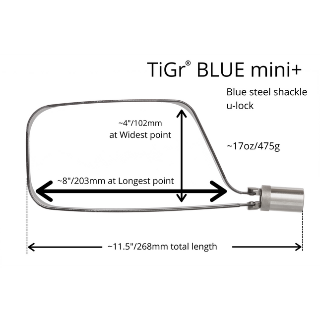 TIGR Mini+ with Mounting Clip Keyed Alike - A Pair of Two
