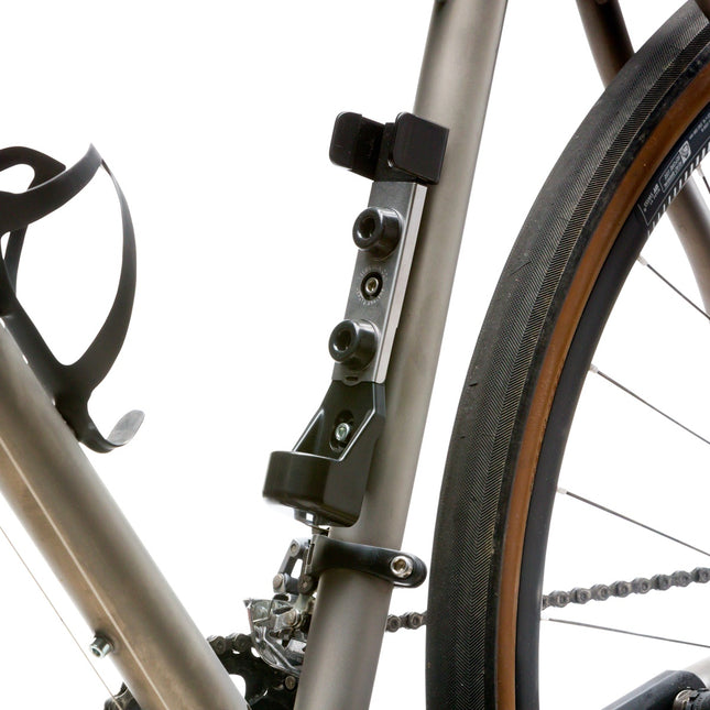 TiGr mounting clip attached to bike frame