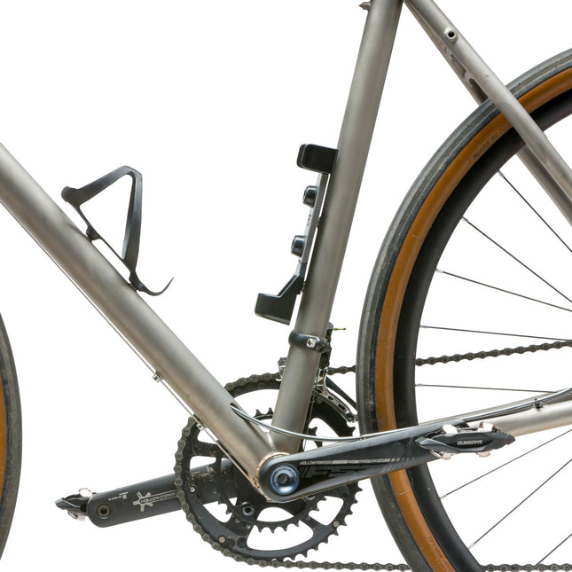 TiGr mounting clip attached to bike frame